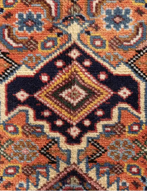 Blau Persien Tabriz Teppich 290 x 198 cm - view 3