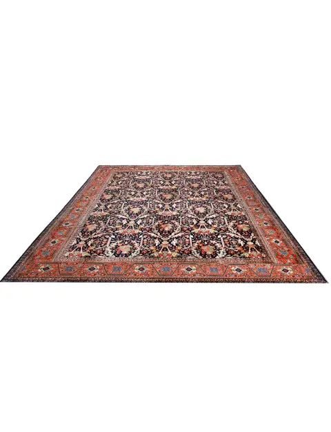 Blue Persia Tabriz Carpet 368 x 289 cm - view 1
