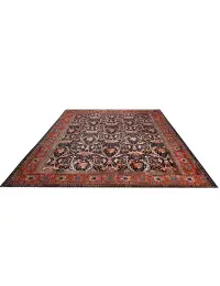 Blå Persien Tabriz Matta 368 x 289 cm - view 2