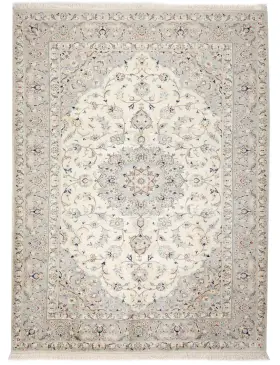 Beige Persien Keshan Teppich 300 x 196 cm