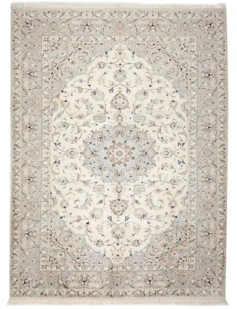 Beige Persien Keshan Teppich 300 x 196 cm