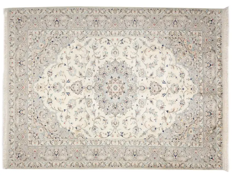 Beige Persiano Keshan Tappeto 300 x 196 cm