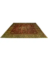 Vert Persan Tapis Persan vintage 277 x 277 cm - view 1