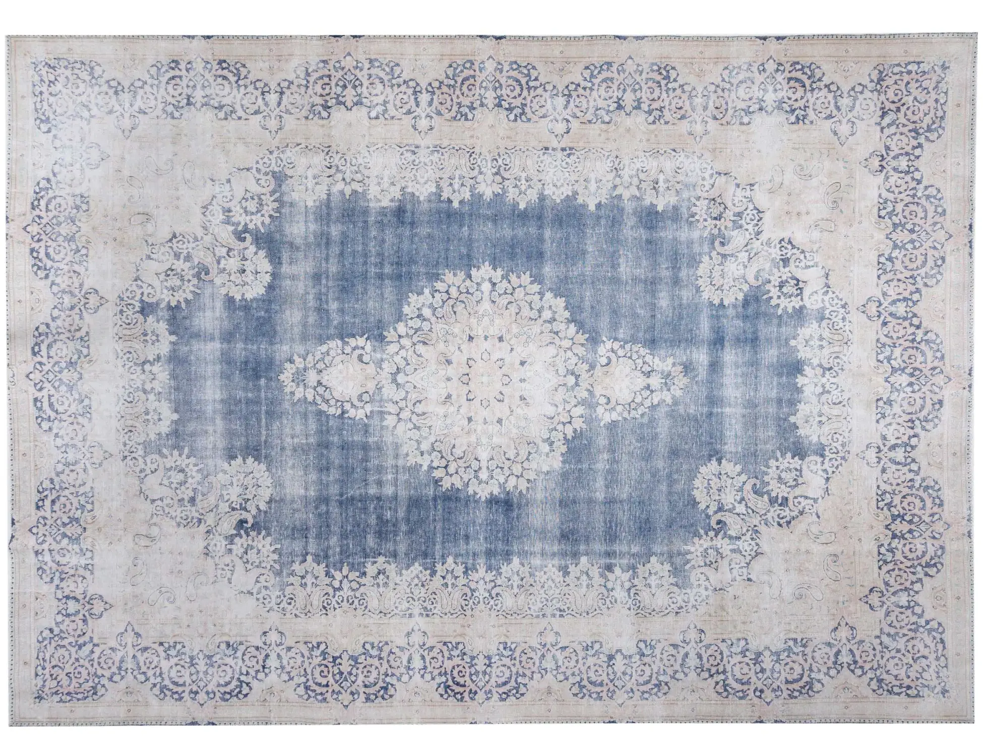 Blu Persiano Tappeto vintage persiano 399 x 282 cm - Tappeto unico fatto a mano