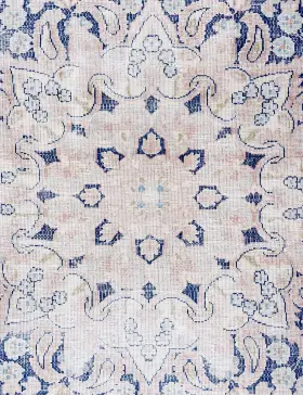 Azul Persia Alfombra persa vintage 399 x 282 cm - view 4