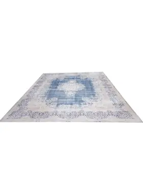 Azul Persia Alfombra persa vintage 399 x 282 cm - view 1