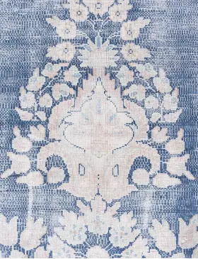 Azul Persia Alfombra persa vintage 399 x 282 cm - view 3
