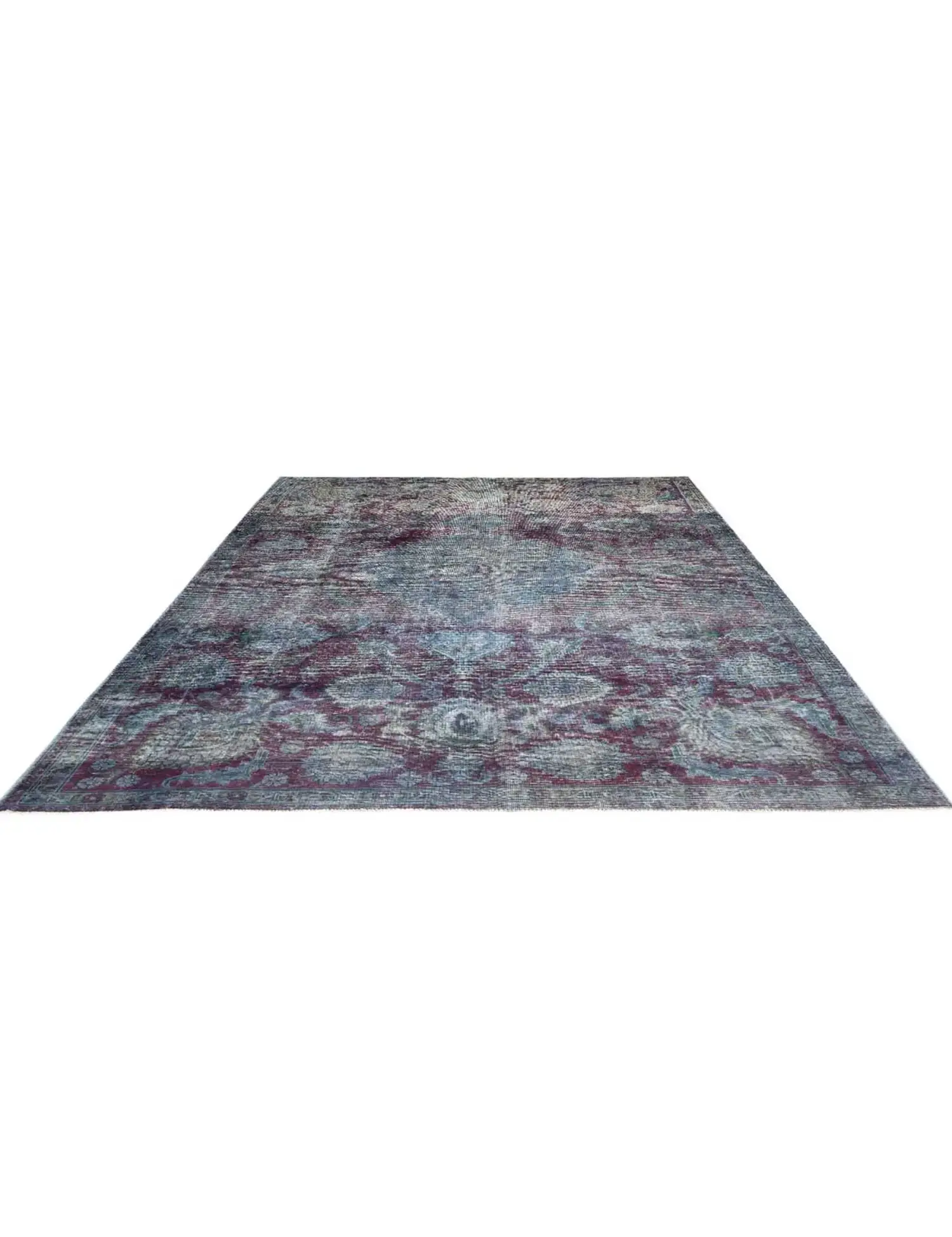Lila Persien Persischer Vintage Teppich 330 x 227 cm - Einzigartiger handgefertigter Teppich