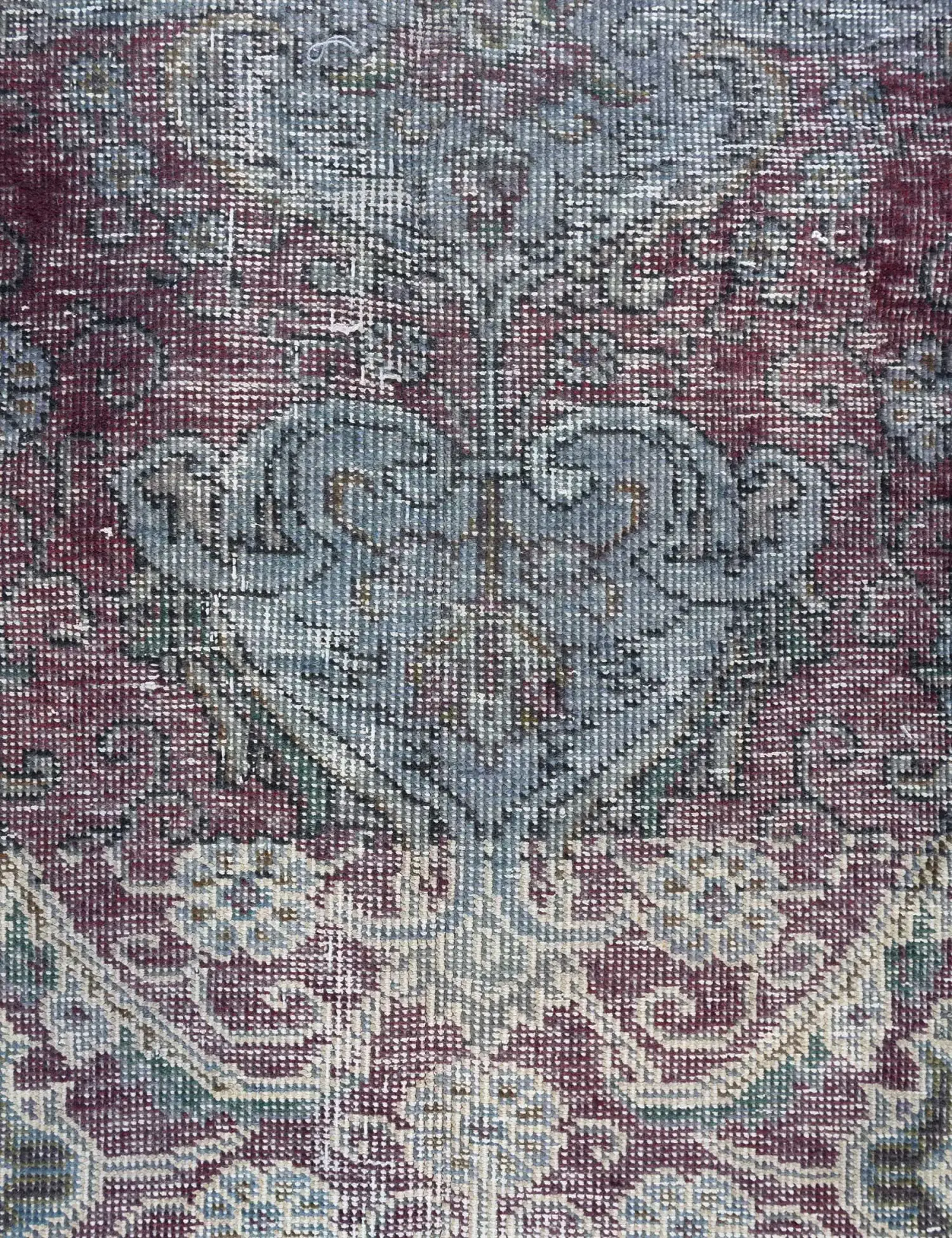 Lila Persien Persischer Vintage Teppich 330 x 227 cm - Einzigartiger handgefertigter Teppich