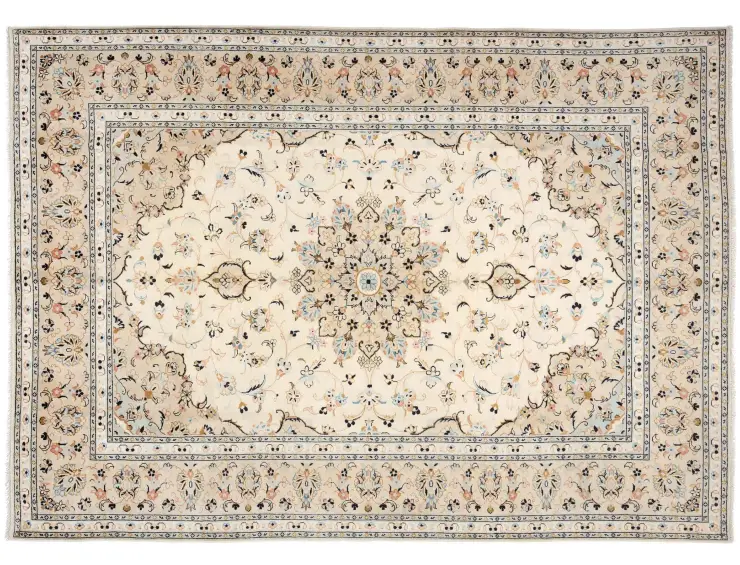 Beige Persien Persisk Tæppe 287 x 192 cm