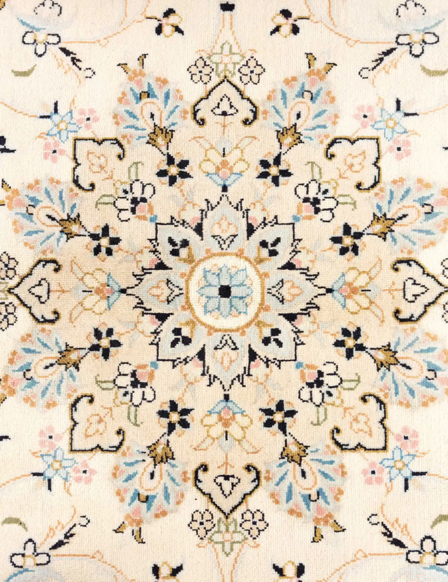 Beige Persien Perserteppich 287 x 192 cm - Einzigartiger handgefertigter Teppich