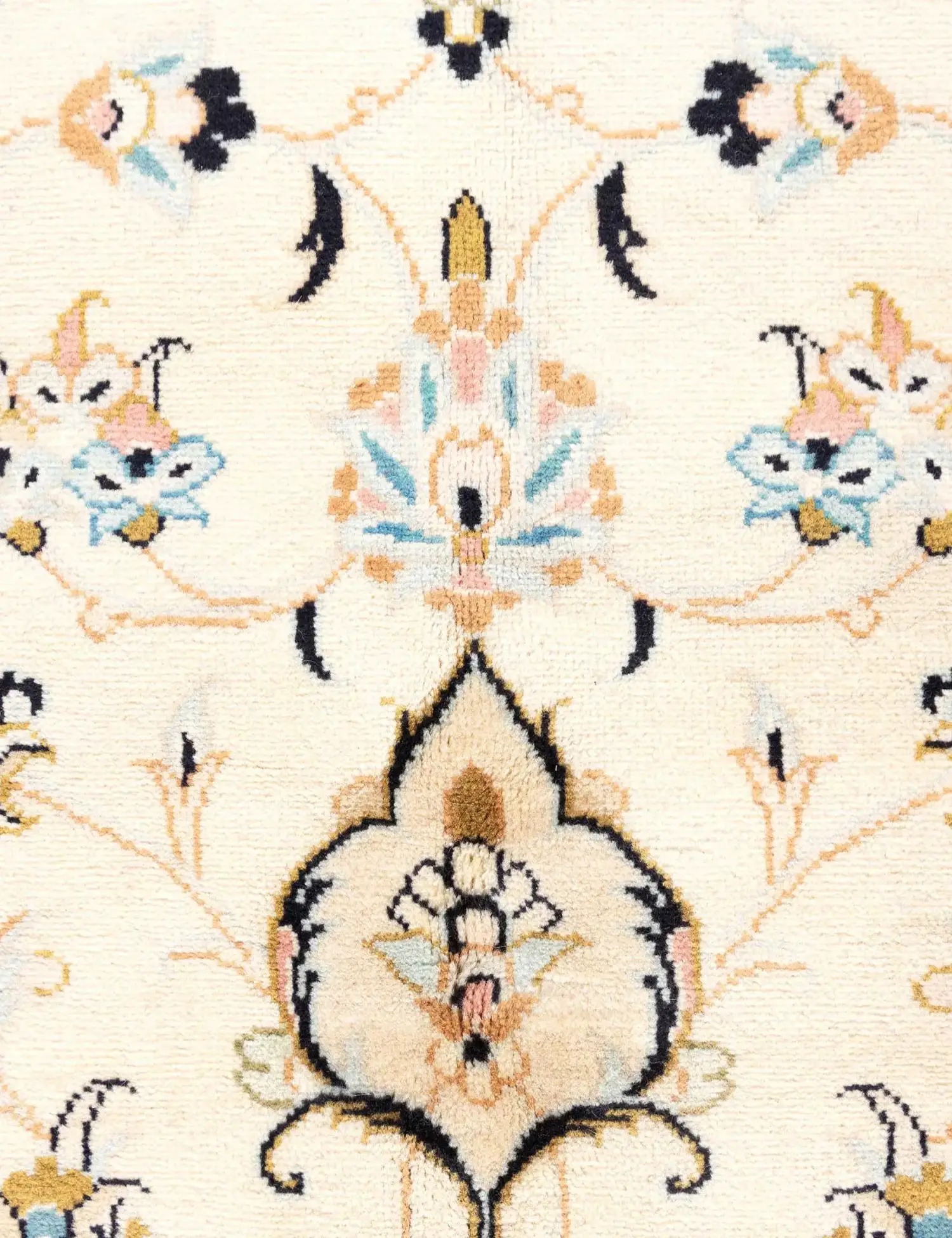 Beige Persien Perserteppich 287 x 192 cm - Einzigartiger handgefertigter Teppich