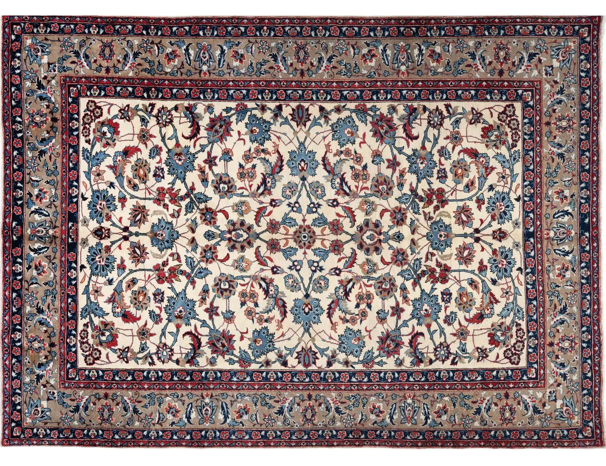 Beige Persia Persialainen matto 313 x 198 cm - Ainutlaatuinen käsintehty matto
