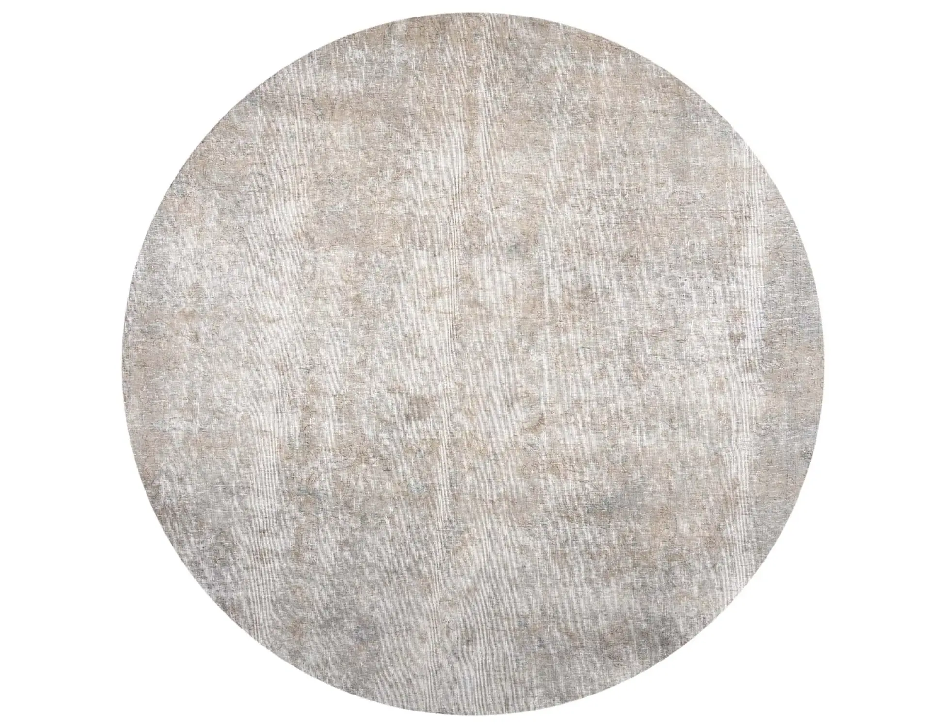 Beige Perzië Perzisch Vintage Tapijt 227 x 227 cm - Uniek handgemaakt tapijt