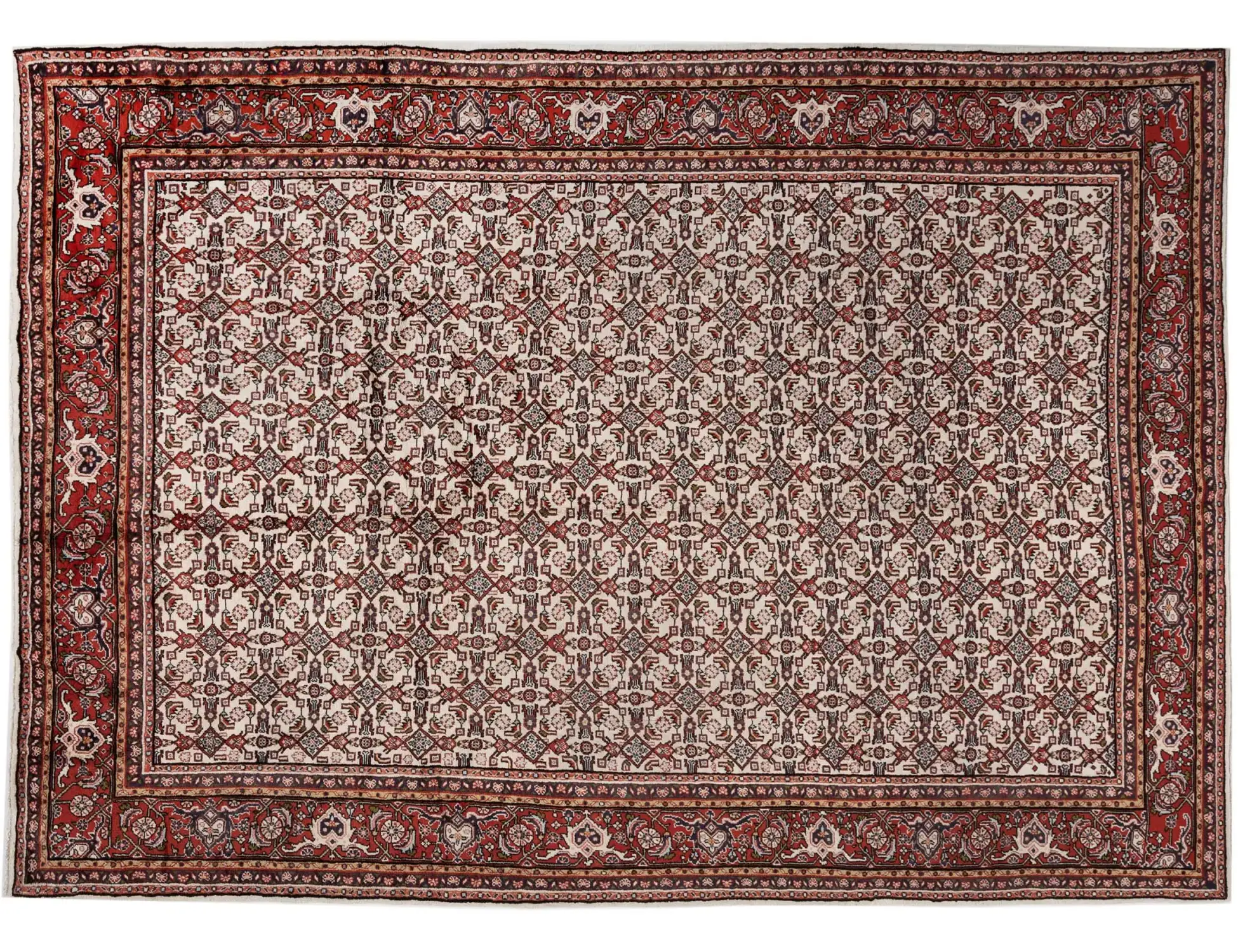 Beige Persa Alfombra Persa 300 x 205 cm - Alfombra única hecha a mano