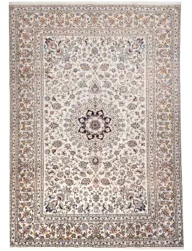 Beige Persien Persisk Tæppe 306 x 199 cm
