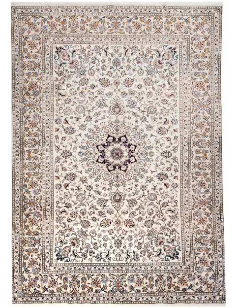 Beige Persien Persisk Tæppe 306 x 199 cm