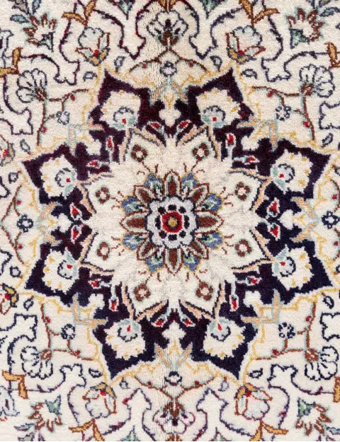 Beige Persien Persisk Tæppe 306 x 199 cm - view 4