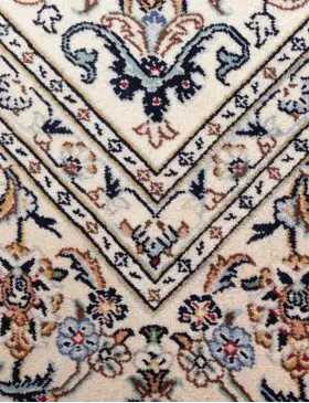 Beige Persien Persisk Tæppe 306 x 199 cm - view 3