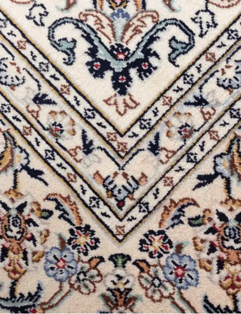 Beige Persien Persisk Tæppe 306 x 199 cm - view 3