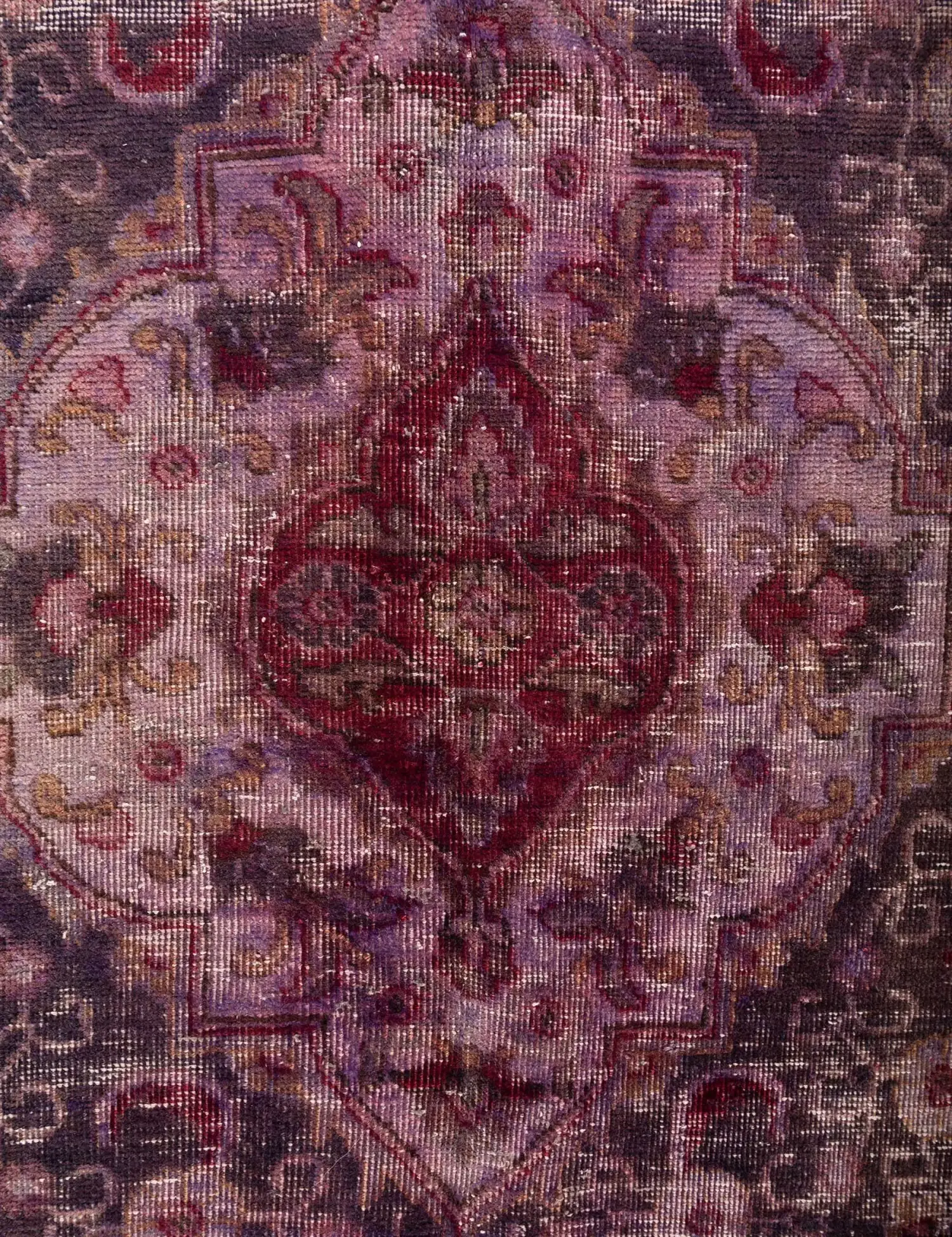 Purple Persia Persian Vintage Carpet 406 x 230 cm - Unique Handmade Carpet