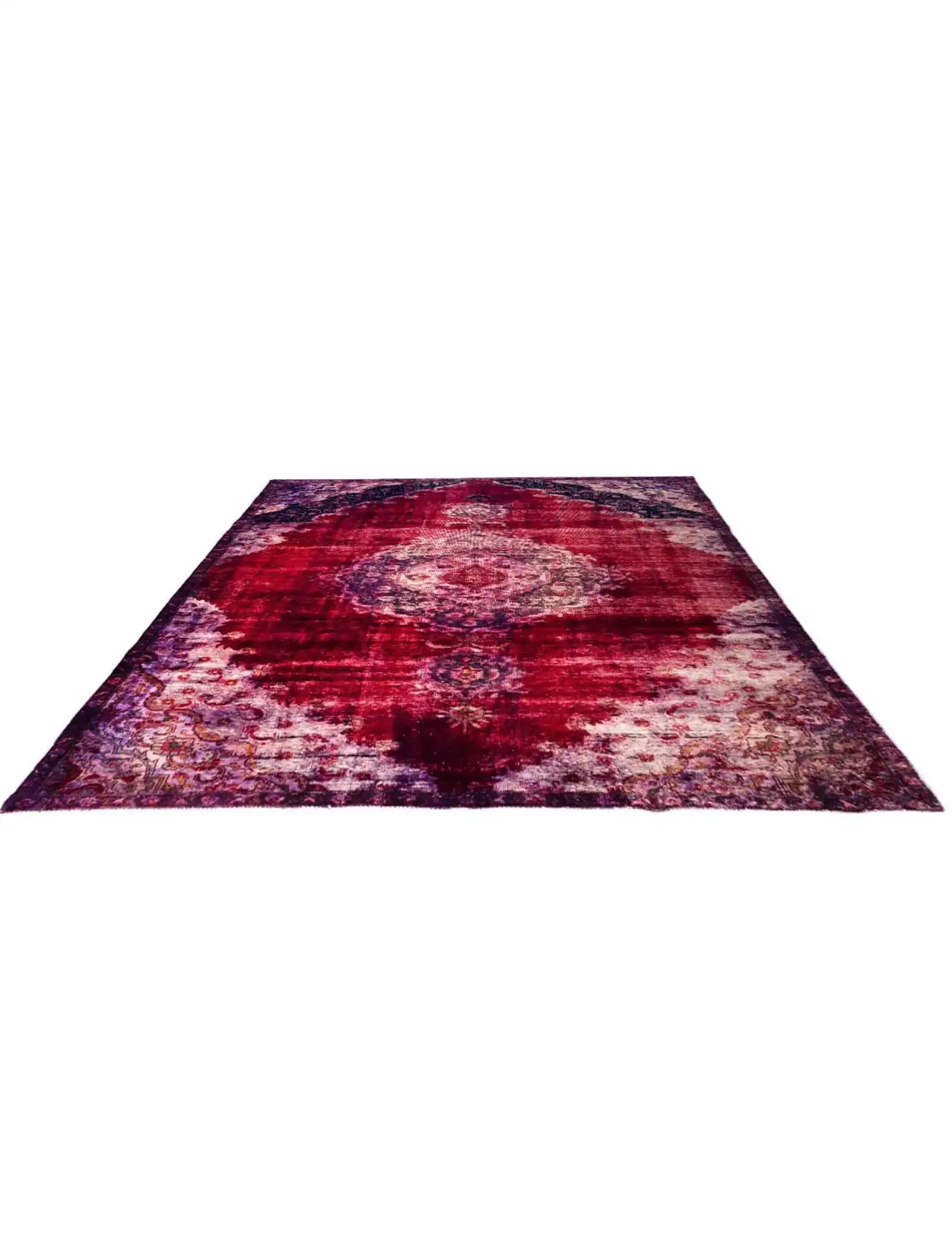 Purple Persia Persian Vintage Carpet 406 x 230 cm - Unique Handmade Carpet