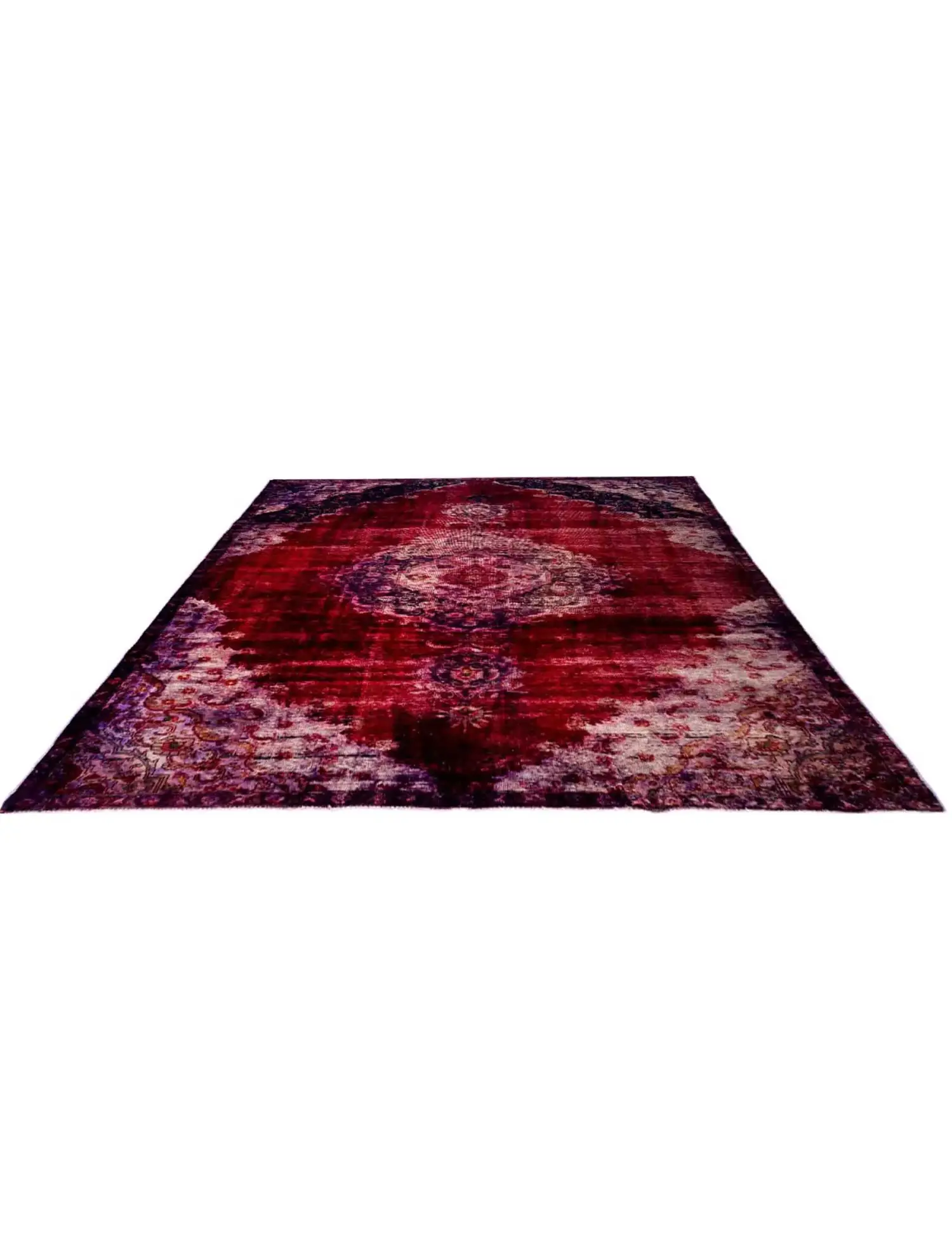 Purple Persia Persian Vintage Carpet 406 x 230 cm - Unique Handmade Carpet