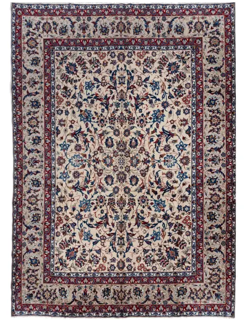 Beige Persien Perserteppich 406 x 291 cm