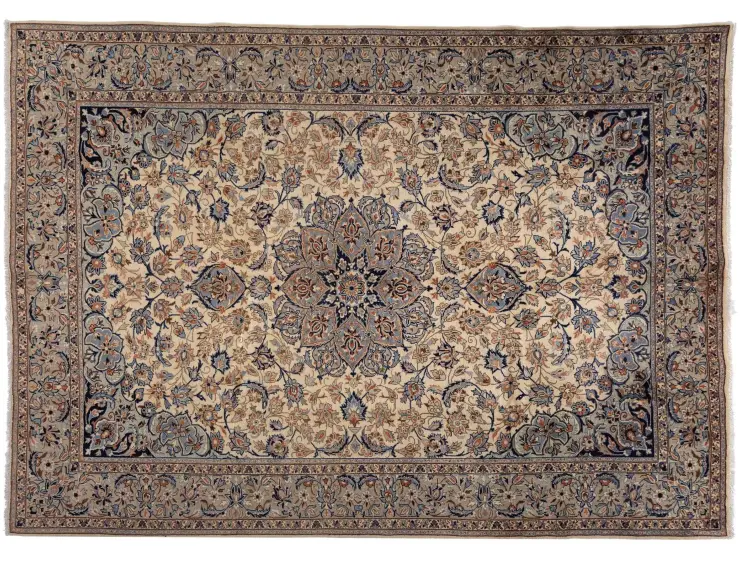 Beige Persan Tapis persan 372 x 276 cm