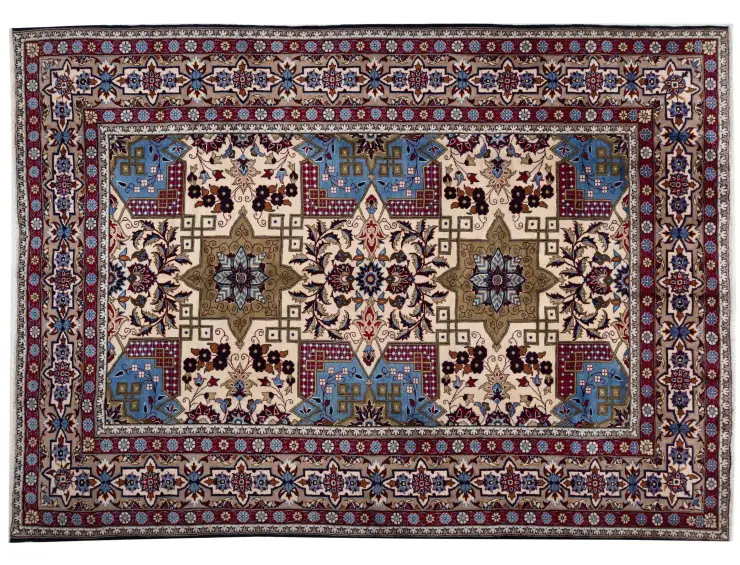 Beige Persa Alfombra Persa 345 x 248 cm