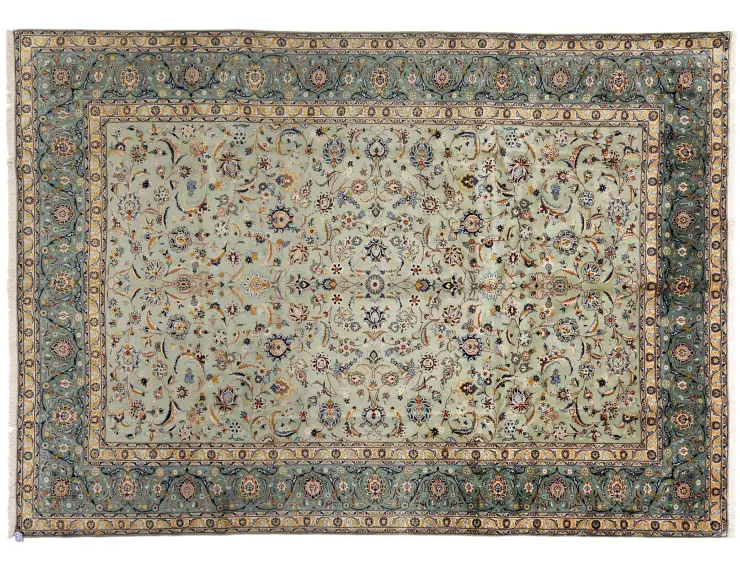 Blau Persien Perserteppich 371 x 263 cm
