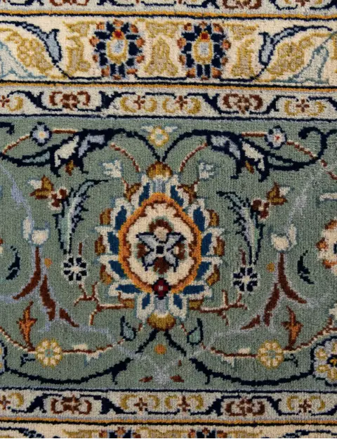 Blau Persien Perserteppich 371 x 263 cm - view 4