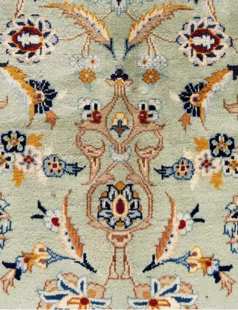 Blau Persien Perserteppich 371 x 263 cm - view 3