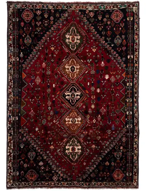 Red Persia Shiraz Qashqai 266 x 168 cm