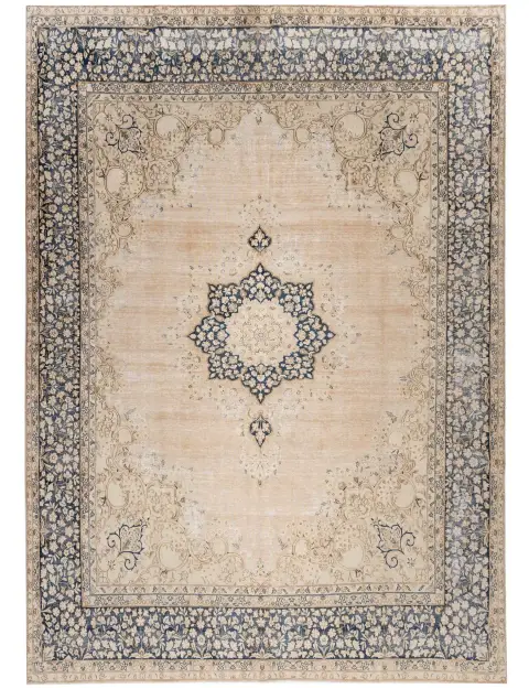 Beige Persien Persischer Vintage Teppich 390 x 295 cm