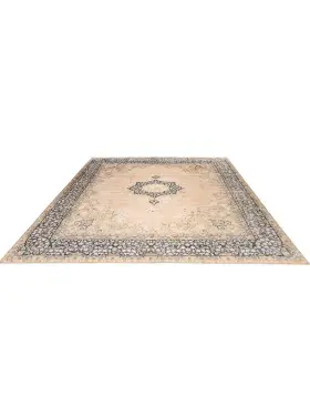 Beige Persien Persisk Vintagetæppe 390 x 295 cm - view 1