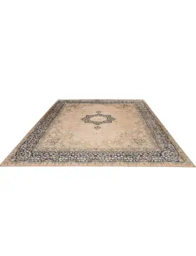 Beige Persien Persisk Vintagetæppe 390 x 295 cm - view 2
