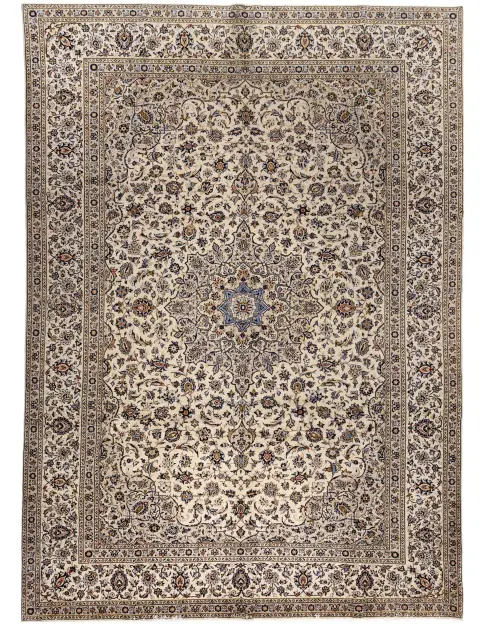 Beige Persien Perserteppich 405 x 293 cm