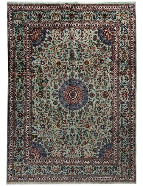 Green Persia Persian Rug 398 x 304 cm