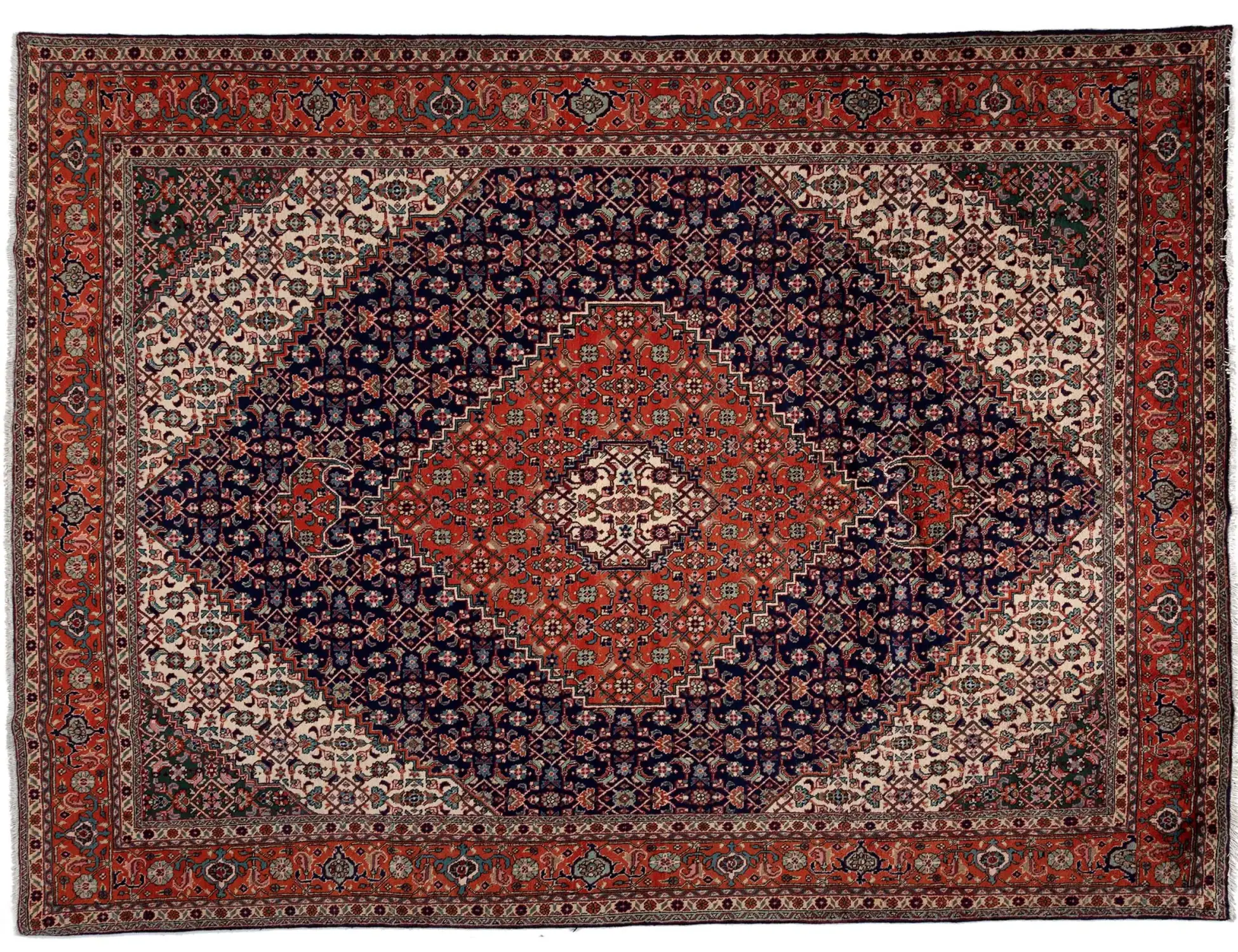 Rød Persien Persisk Tæppe 328 x 248 cm - Unikt håndlavet tæppe