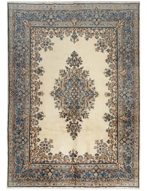 Beige Persien Kerman 377 x 270 cm