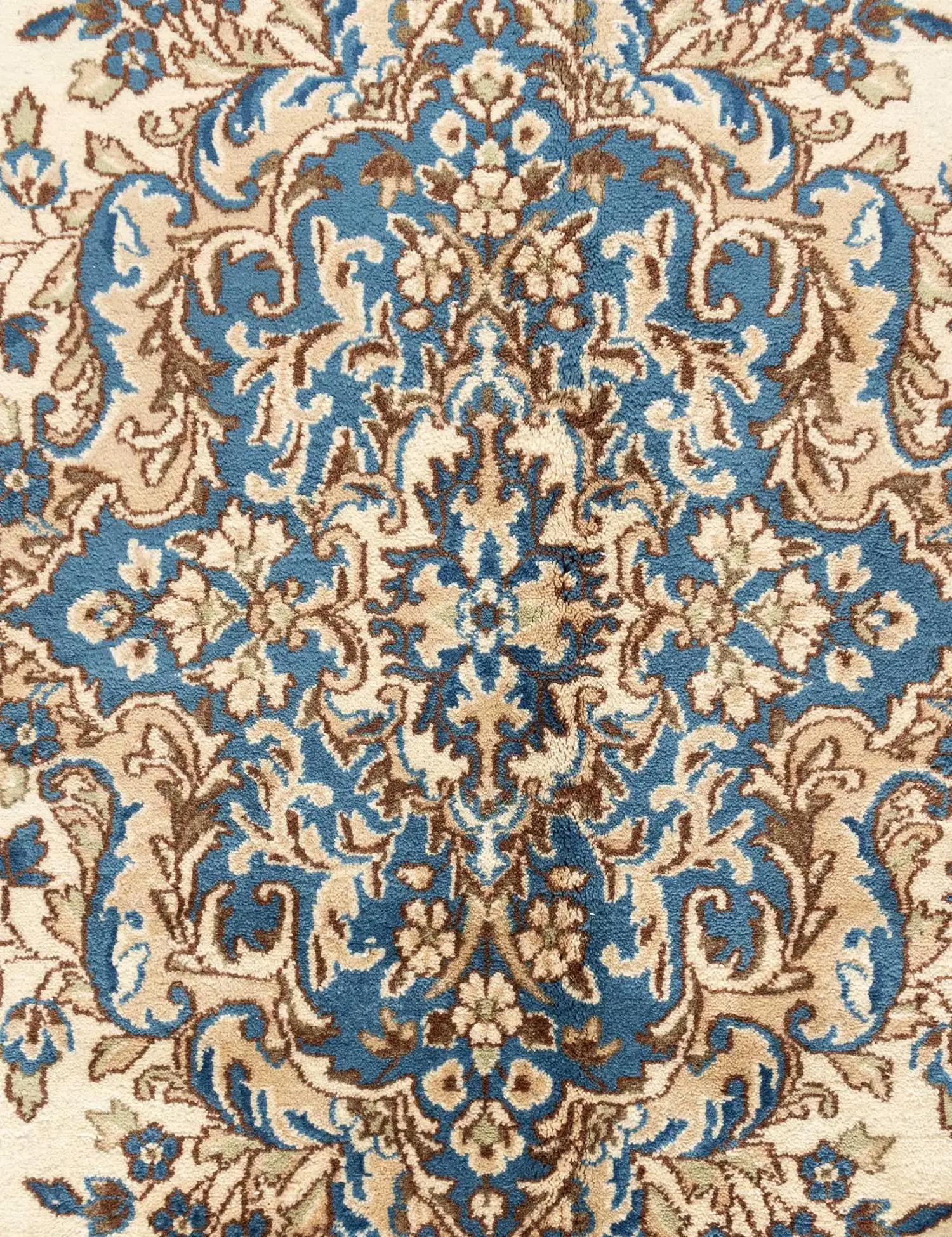 Beige Persia Kerman 377 x 270 cm - Ainutlaatuinen käsintehty matto