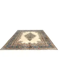 Beige Persia Kerman 377 x 270 cm - view 1
