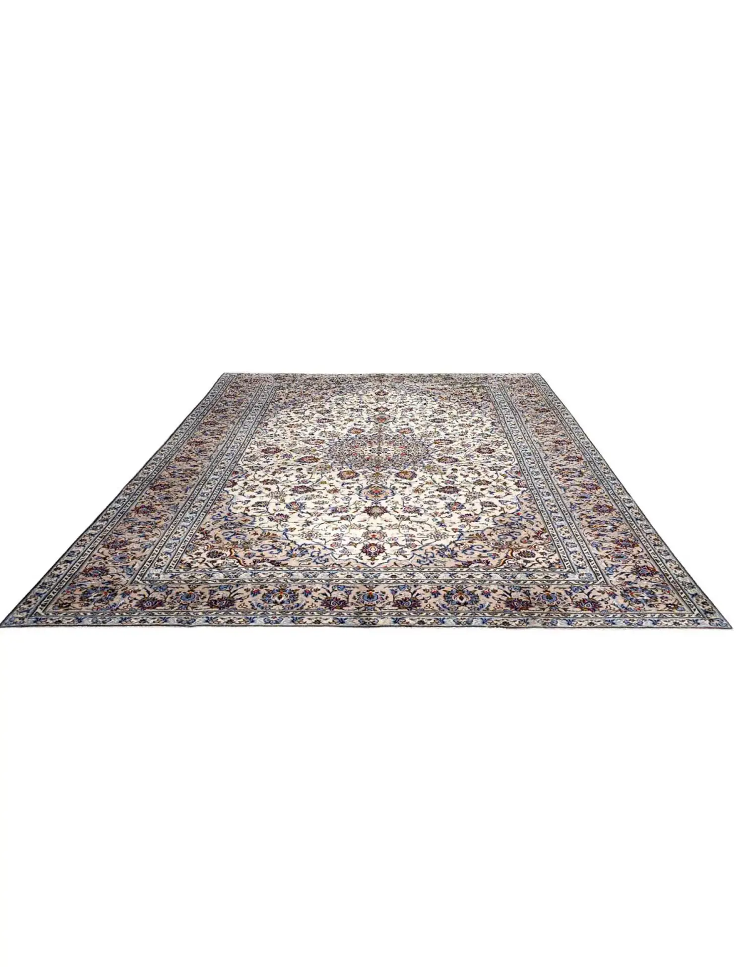 Beige Persia Persian Rug 344 x 240 cm - Unique Handmade Carpet