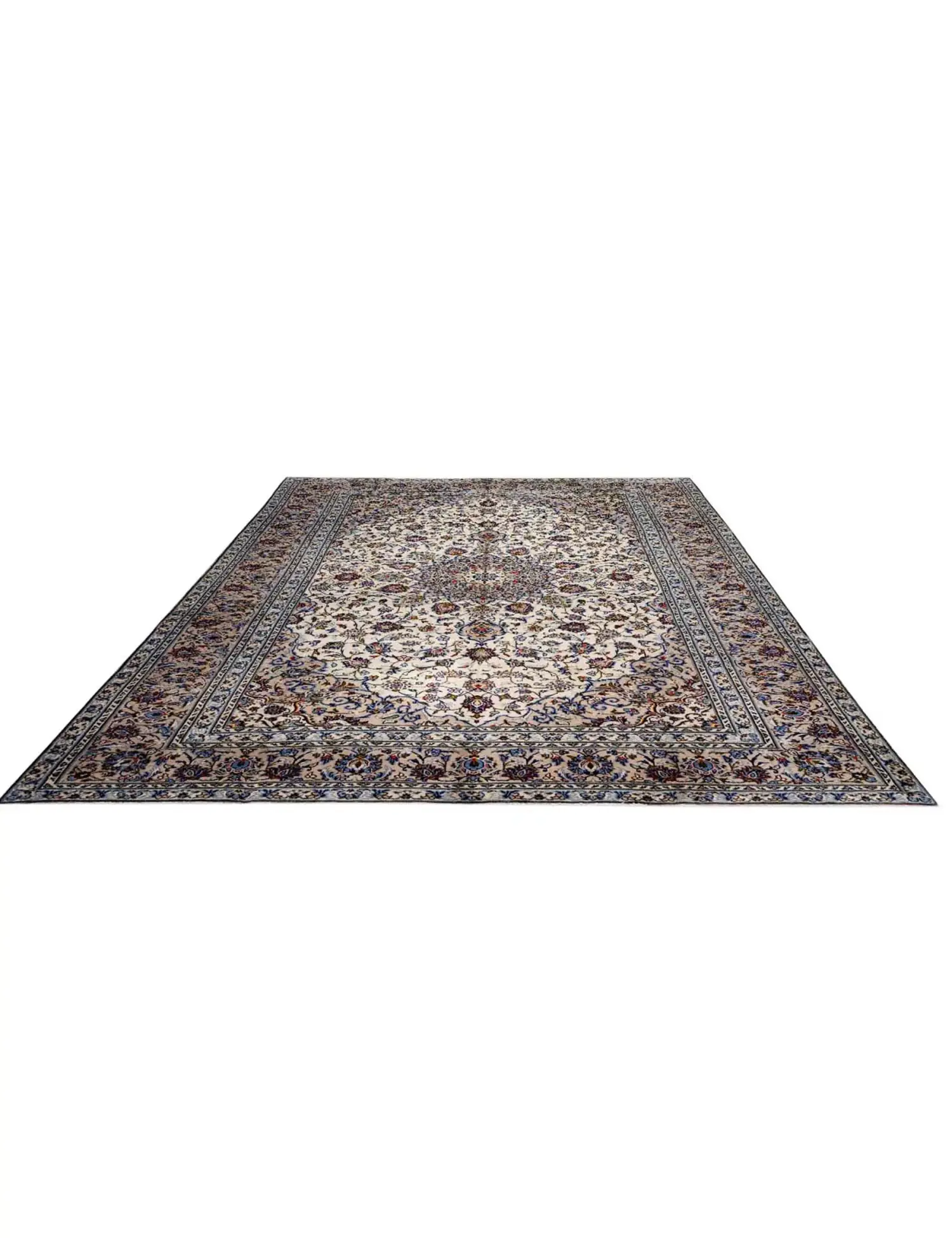Beige Persia Persian Rug 344 x 240 cm - Unique Handmade Carpet