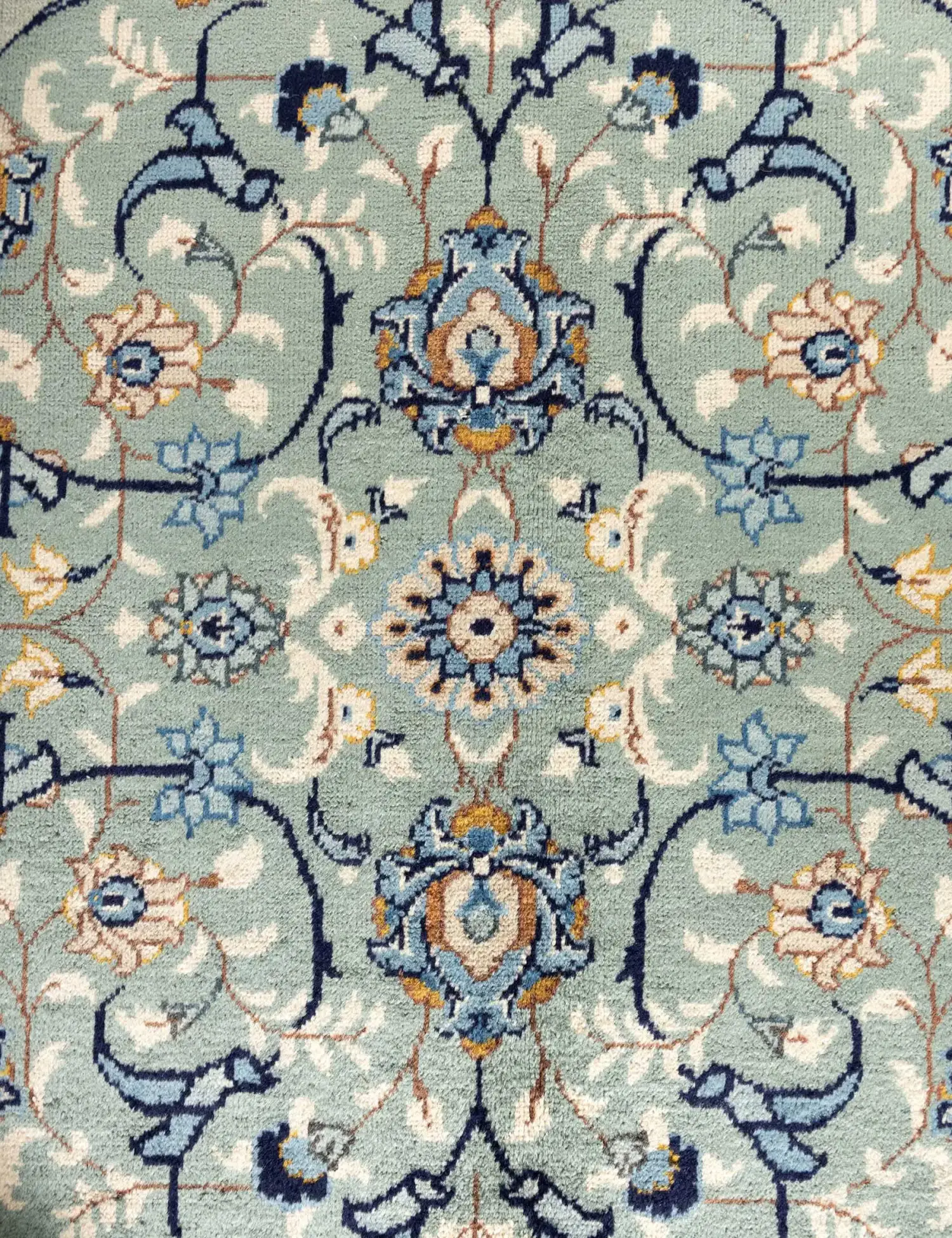 Green Persia Persian Rug 339 x 242 cm - Unique Handmade Carpet