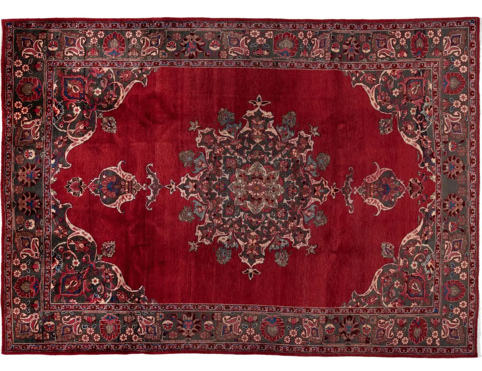 Rød persia Persisk teppe 297 x 200 cm - Unikt håndlaget teppe