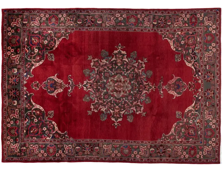 Rød persia Persisk teppe 297 x 200 cm