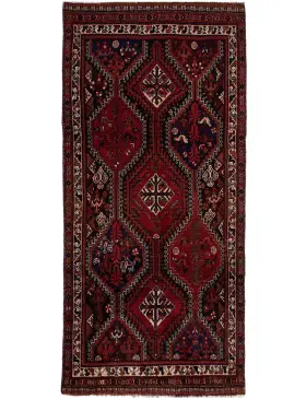 Punainen Persia Persialainen matto 262 x 126 cm