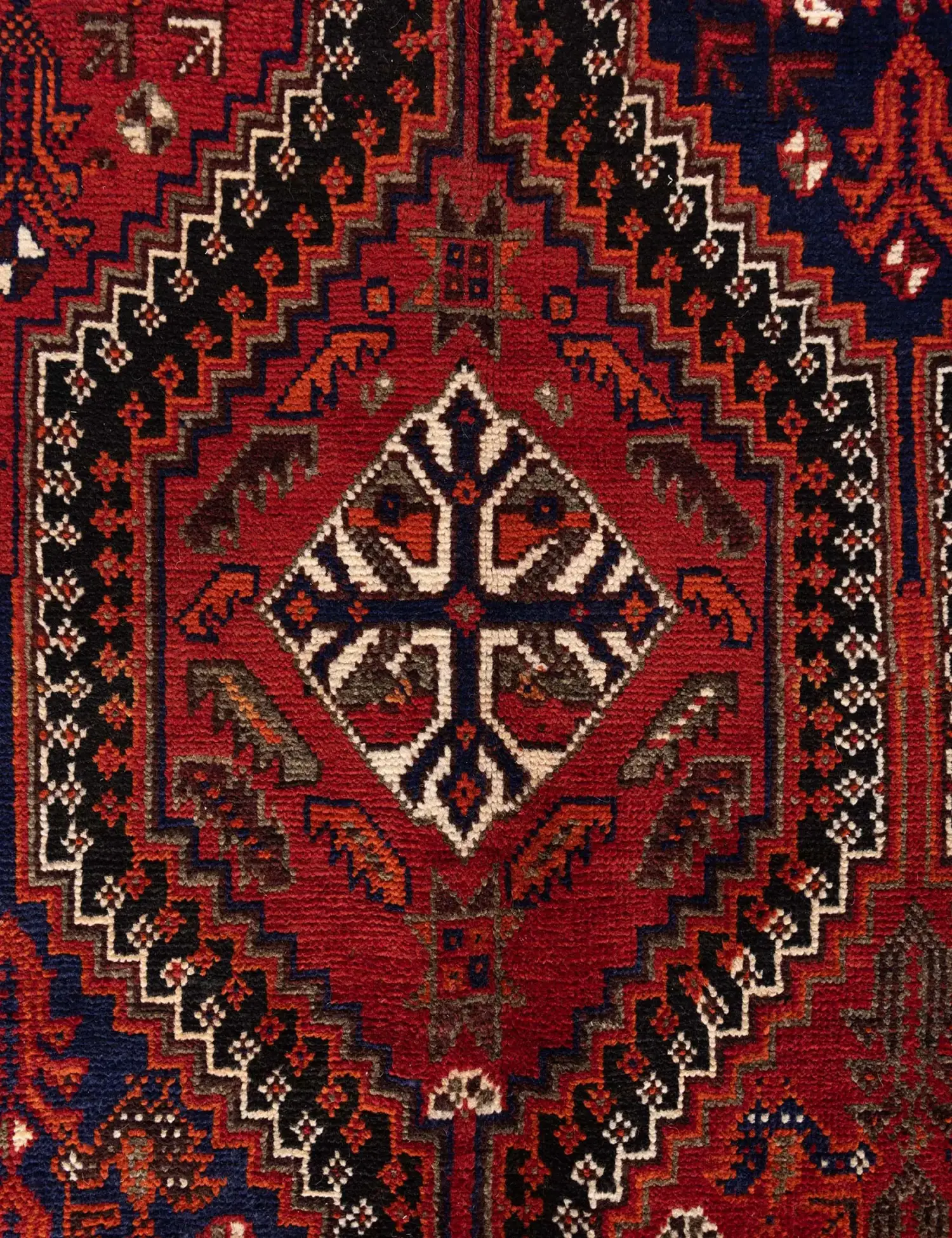 Rød persia Persisk teppe 262 x 126 cm - Unikt håndlaget teppe